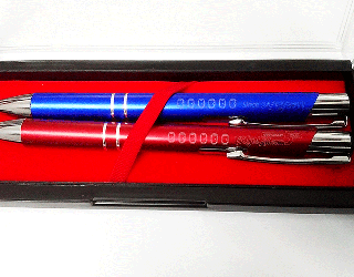 Bút kim loại sơn tĩnh điện khắc fiber